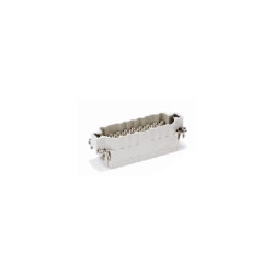 Insert HEE, Raccordement à Sertir, mâle, 64 pin, 16A, Polycarbonate, 24B|48B 